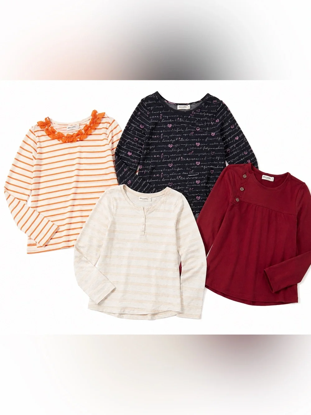 Girls Mixed Lot Set of 4 Tops